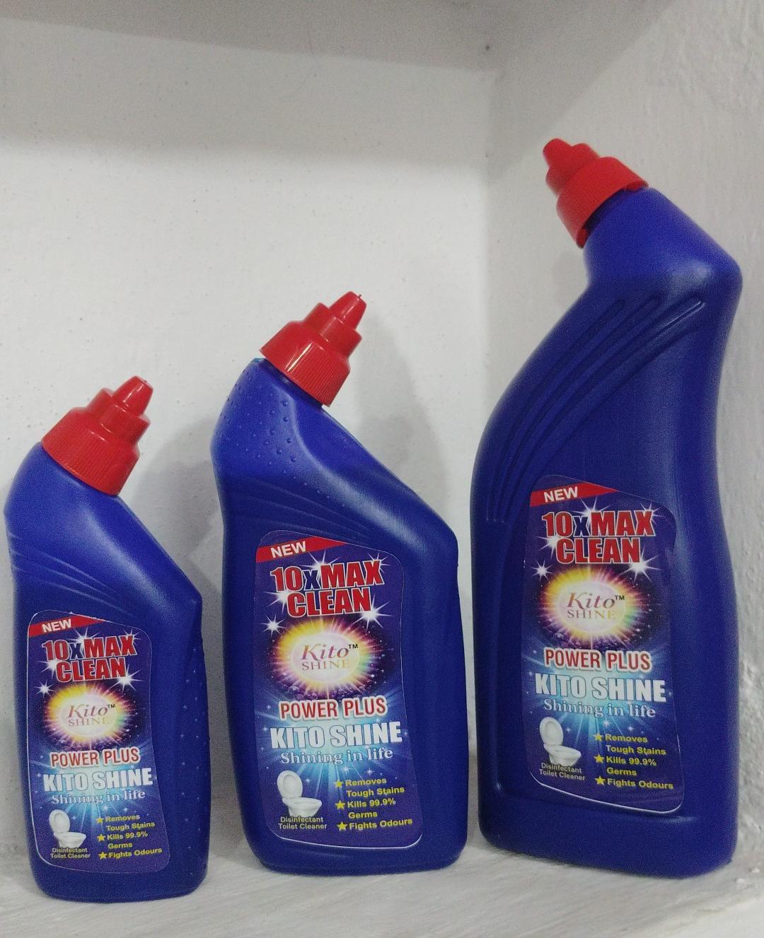 10XMAX Clean Kito Shine Power Plus toilet cleaner range