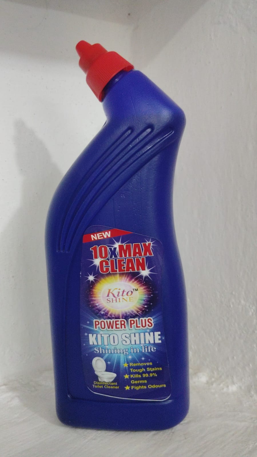 10XMAX Clean Kito Shine Power Plus single toilet cleaner bottle